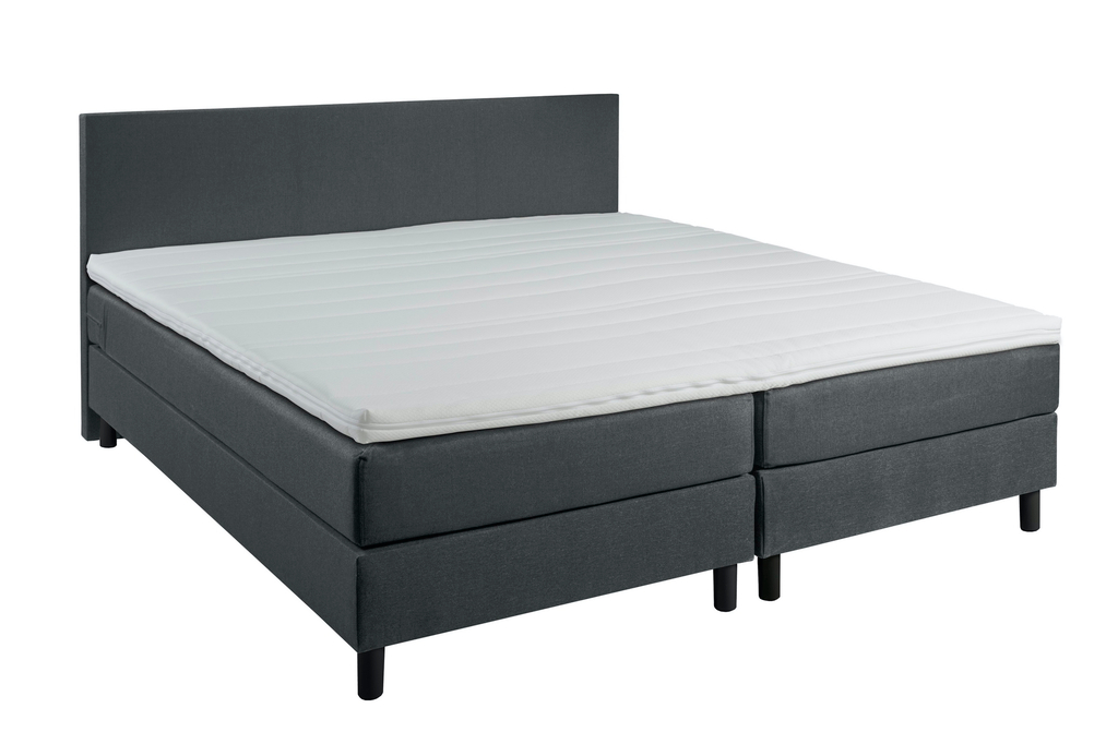 Mörgenn Complete Boxspring Athene - antraciet 160x200