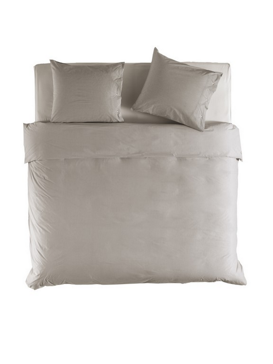 Yellow Dekbedovertrek Percale Bassano - nomad natural 240x200/220cm