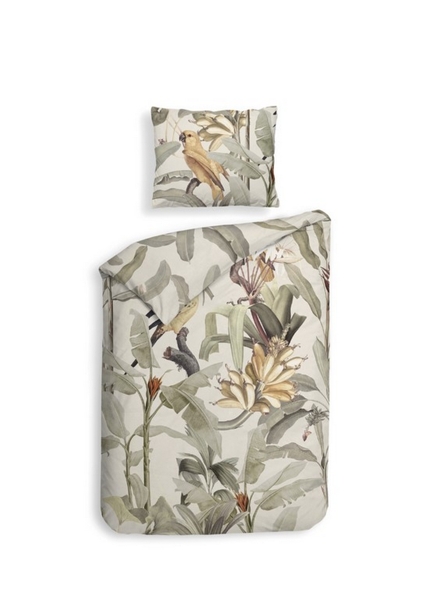 Heckett Lane Dekbedovertrek Katoen Satijn Pappegallo - multi 140x200/220cm