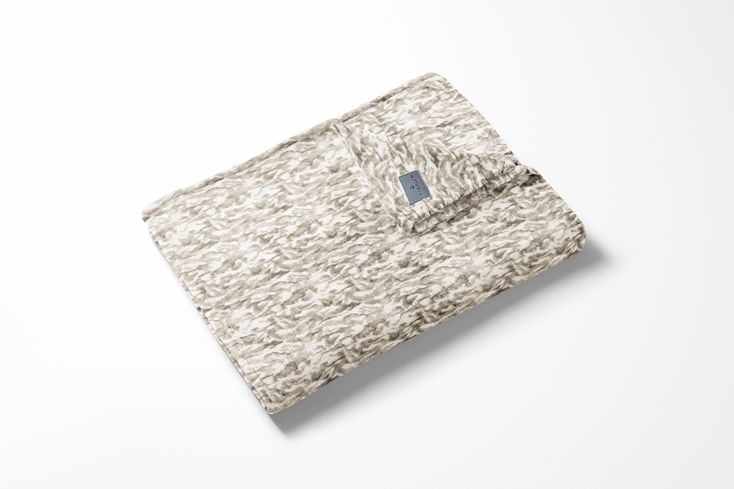 LINNICK Flanel Fleece Deken Bont Rabbit - naturel - 140x200cm