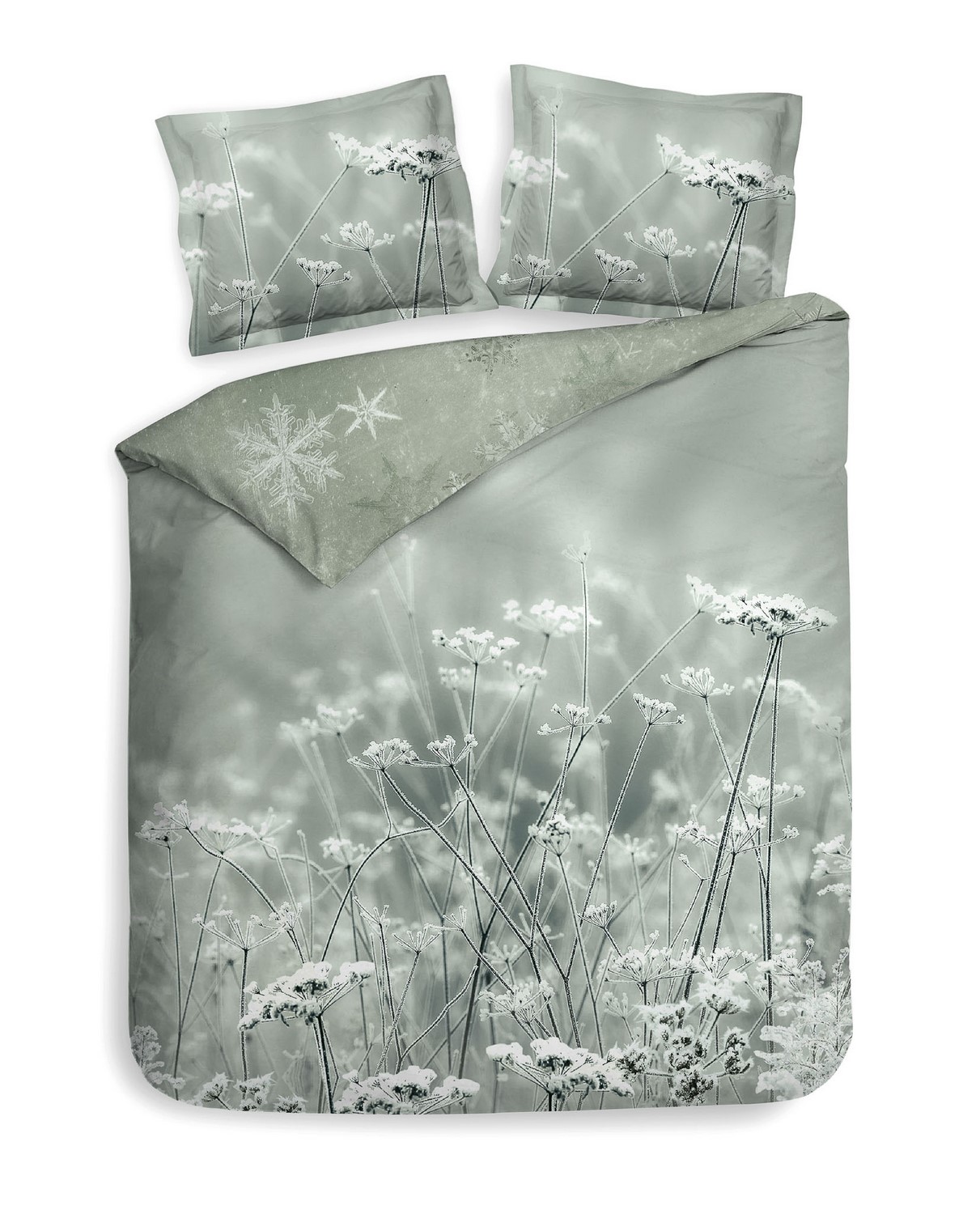 Heckett Lane Dekbedovertrek Katoen Twill Beyla - groen