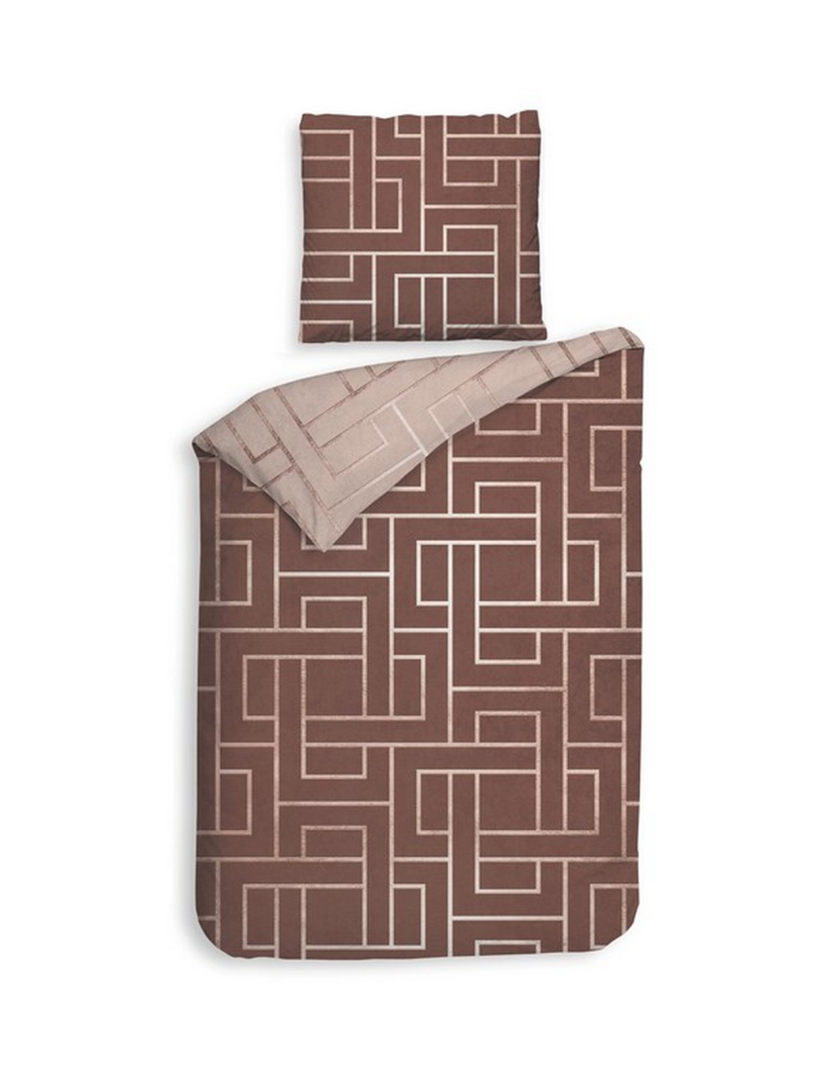 Heckett Lane Dekbedovertrek Katoen Twill Roja - natural 140x200/220cm