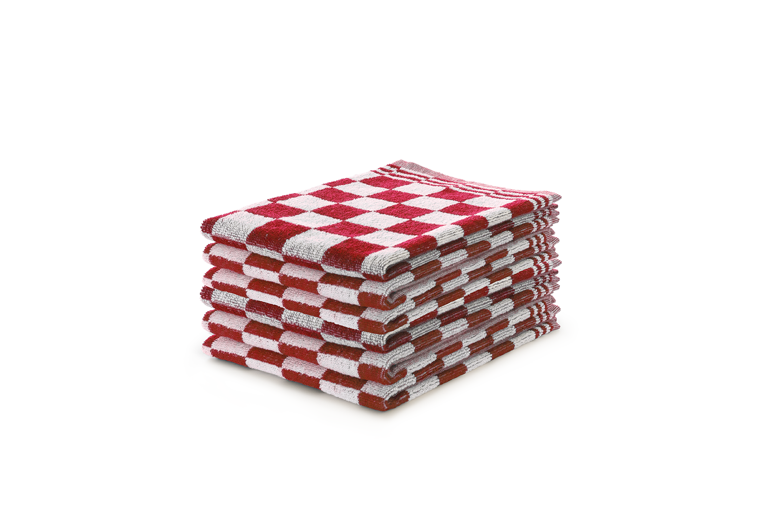 LINNICK Keukendoekset Blok 50x50cm - rood - set van 6