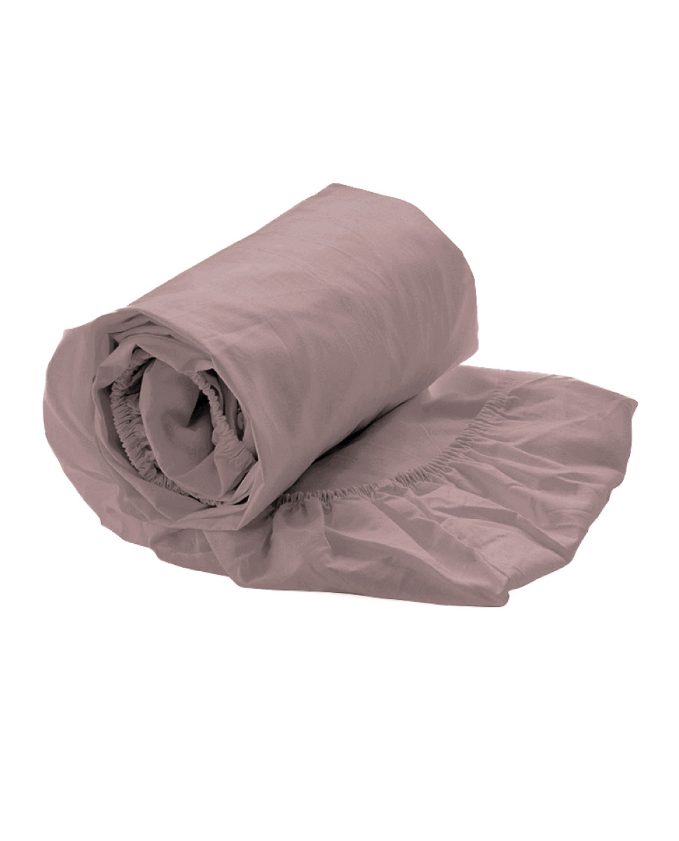 Heckett Lane Hoeslaken Elementi Katoen Satijn 40cm Hoekhoogte - rose tan