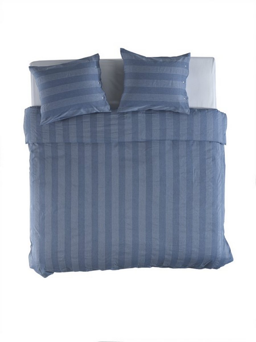 Yellow Dekbedovertrek Katoen Arrezo - sky blue