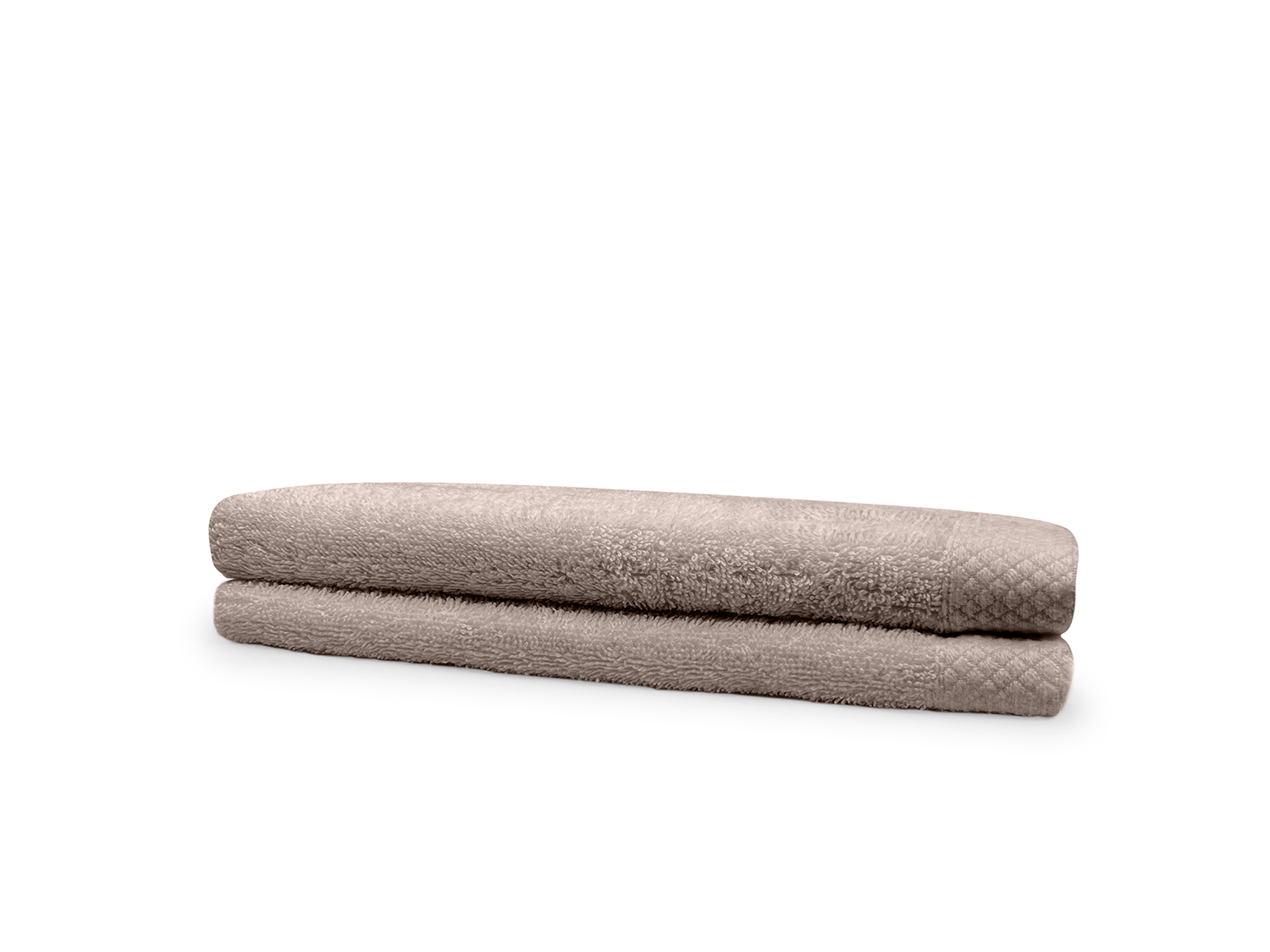 Eleganzzz Badstof Badlaken 100% Katoen 70x140cm - taupe - set van 2