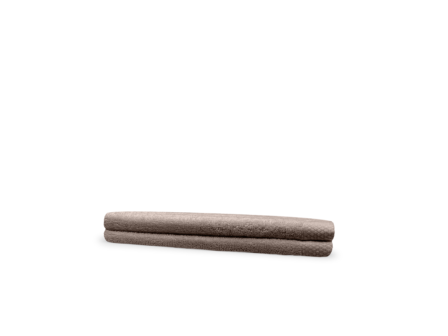 Eleganzzz Badstof Gastendoek 100% Katoen 30x50cm - taupe - Set van 2