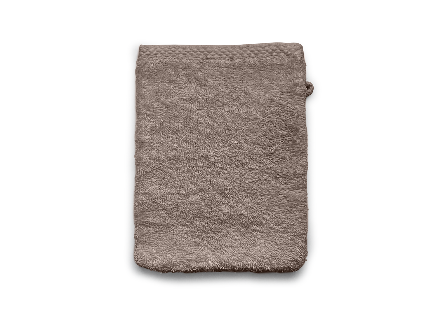 Eleganzzz Badstof Washand 100% Katoen 16x21cm - taupe - set van 12