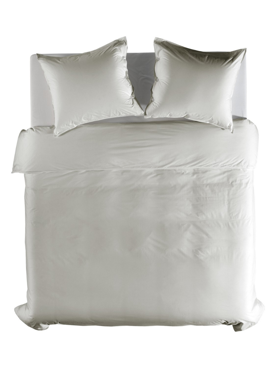 Yellow Dekbedovertrek Percale - tender grey 240x200/220cm