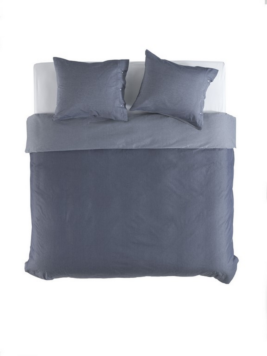 Yellow Dekbedovertrek Katoen Trente - powder blue 240x200/220cm