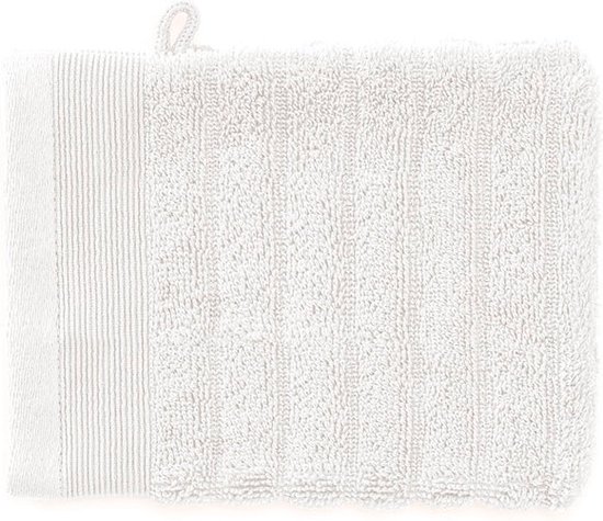 Heckett Lane Prestige Washandjes 16x21cm Set van 3 - white