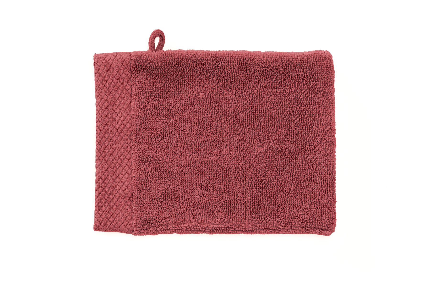 Heckett Lane Premium Washandjes 16x21cm Set van 3 - spicy red