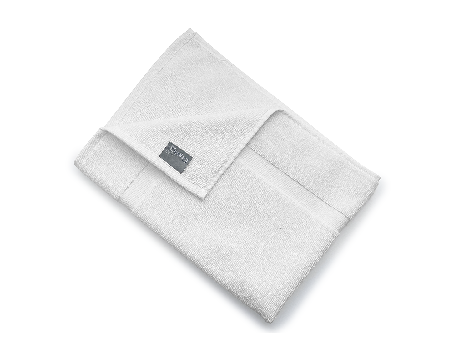 Eleganzzz Badstof Badmat 100% Katoen 50x70cm - white