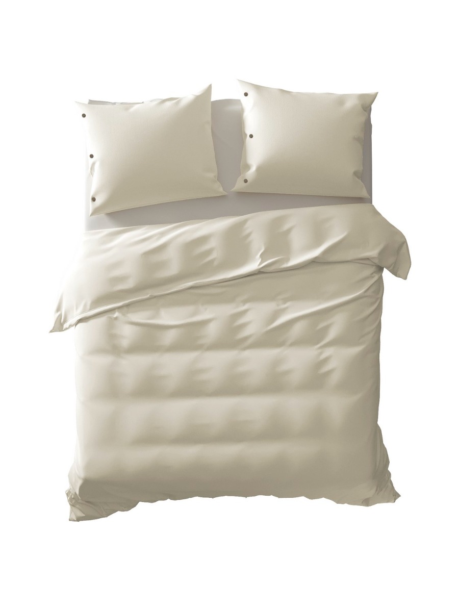 Yellow Dekbedovertrek Percale - off white 240x200/220cm