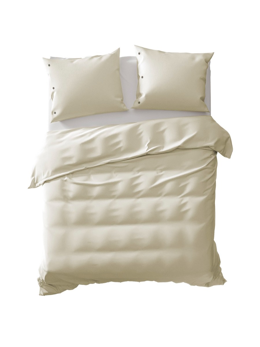 Yellow Dekbedovertrek Percale - pristine ivory 240x200/220cm