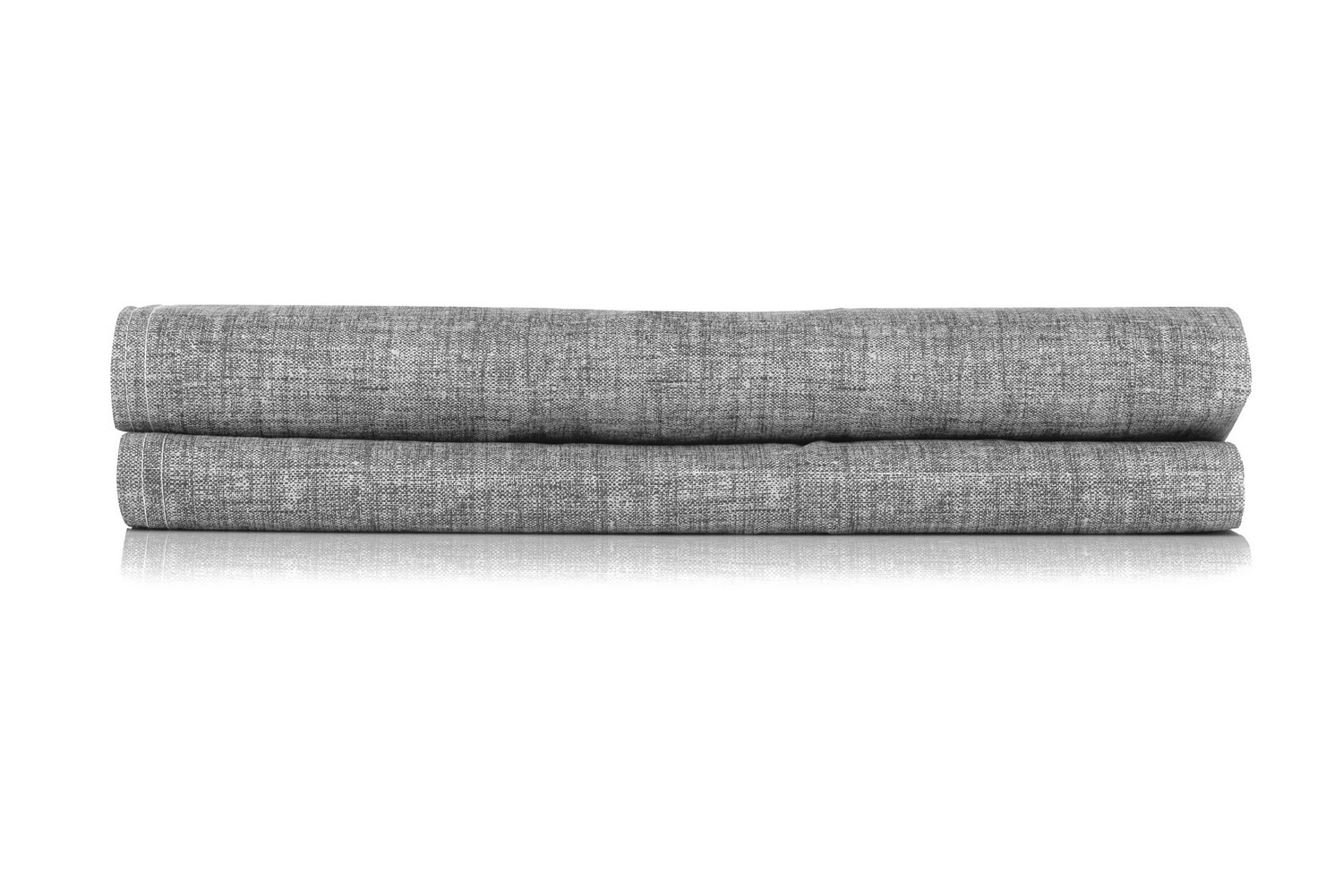 Zo Home Lino Laken Katoen Linnen Look - dark grey