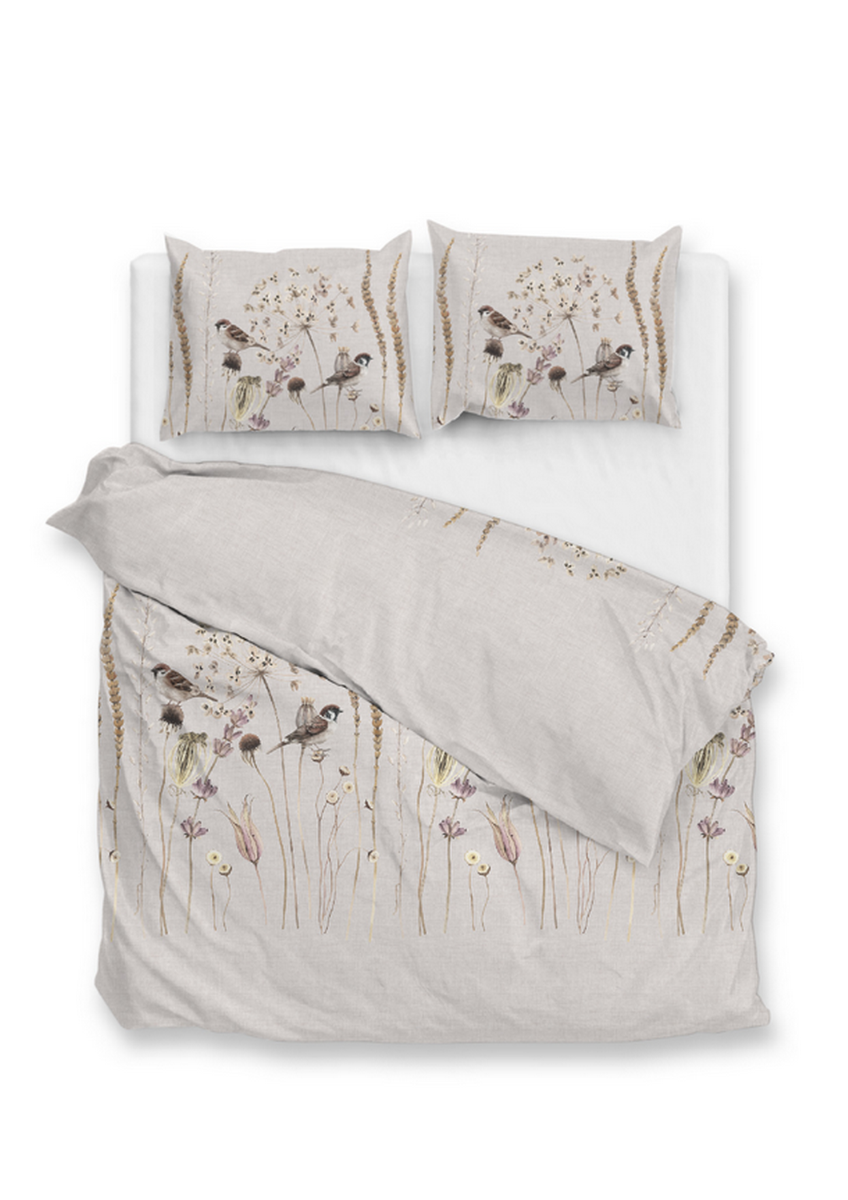 Zo Home Dekbedovertrek Katoen Terassaco - beige 240x200/220cm