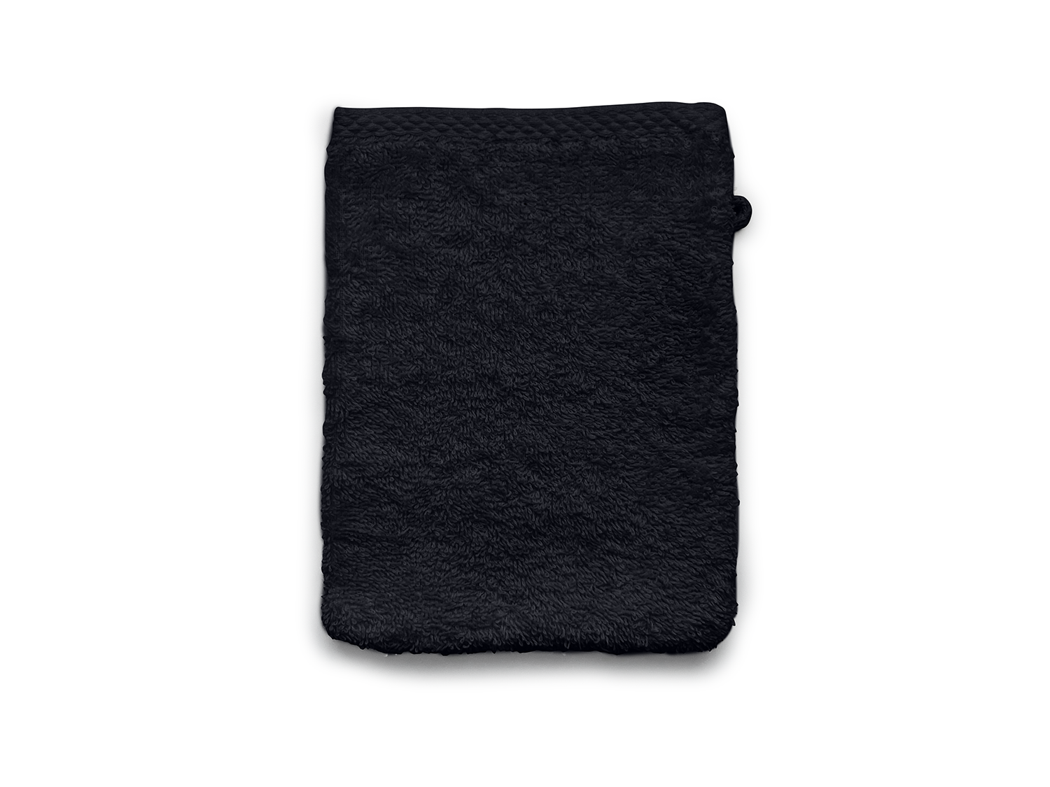 Eleganzzz Badstof Washand 100% Katoen 16x21cm - black - set van 12