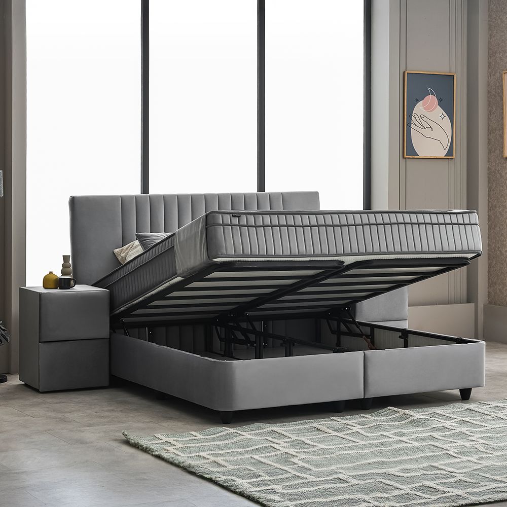 Boxspring met opbergruimte